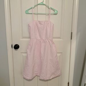 Vineyard Vines Pink Seersucker Sundress